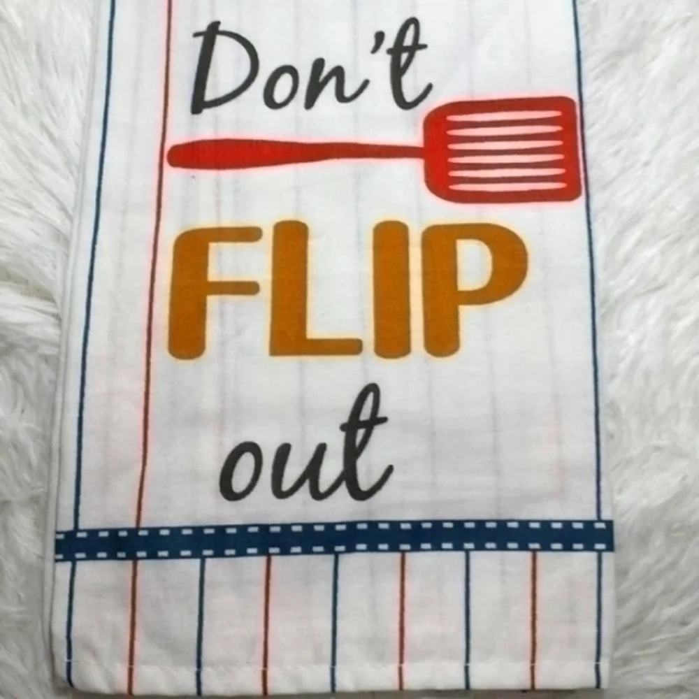 🛍Don’t Flip Out Kitchen/Barbecue Towel